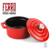 MGF®Ferro by Sergi Arola 10 cm mini pot, cast iron, suitable for all types of cookers, dishwasher and oven, including induction, energy saving and easy cleaning