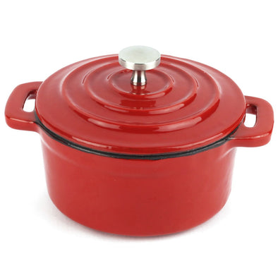 MGF®Ferro by Sergi Arola 10 cm mini pot, cast iron, suitable for all types of cookers, dishwasher and oven, including induction, energy saving and easy cleaning