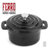MGF®Ferro by Sergi Arola 10 cm mini pot, cast iron, suitable for all types of cookers, dishwasher and oven, including induction, energy saving and easy cleaning
