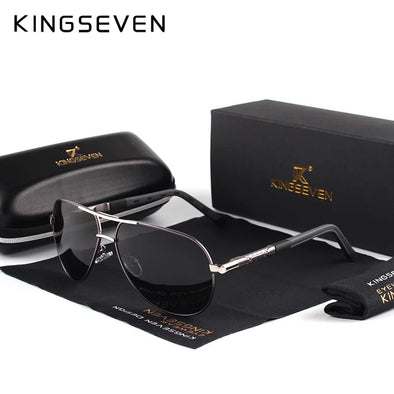 7-Day Delivery KINGSEVEN Vintage Aluminum Polarized Sunglasses Brand Sun glasses Coating Lens Driving EyewearFor Men/Wome N725