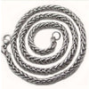 HNSP Stainless Steel Initial Pendant Chain Necklace For Men Gift Rectangle Hollow 26 Letter Name Tags Jewelry Accessories
