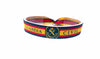 Civil Guard Spain Bracelet, Elastic Keychain, Fabric, Spanish Flag, Body and State Security Forces, Elastic, for Men and Women, unisex, Shield, Green color, Adjustable, Gift,