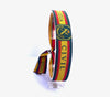 Civil Guard Spain Bracelet, Elastic Keychain, Fabric, Spanish Flag, Body and State Security Forces, Elastic, for Men and Women, unisex, Shield, Green color, Adjustable, Gift,